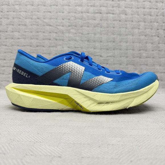 New Balance FuelCell Rebel v4 Shoes Mens Size 10 Blue Running Cushioned MFCXLQ4